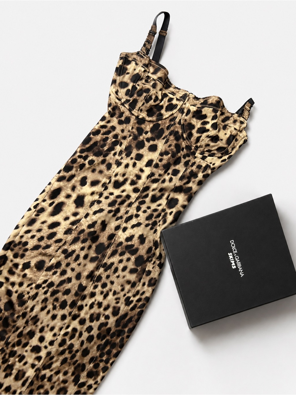 Skims- Dolce & Gabbana Leopard Print Bodycon Dress
